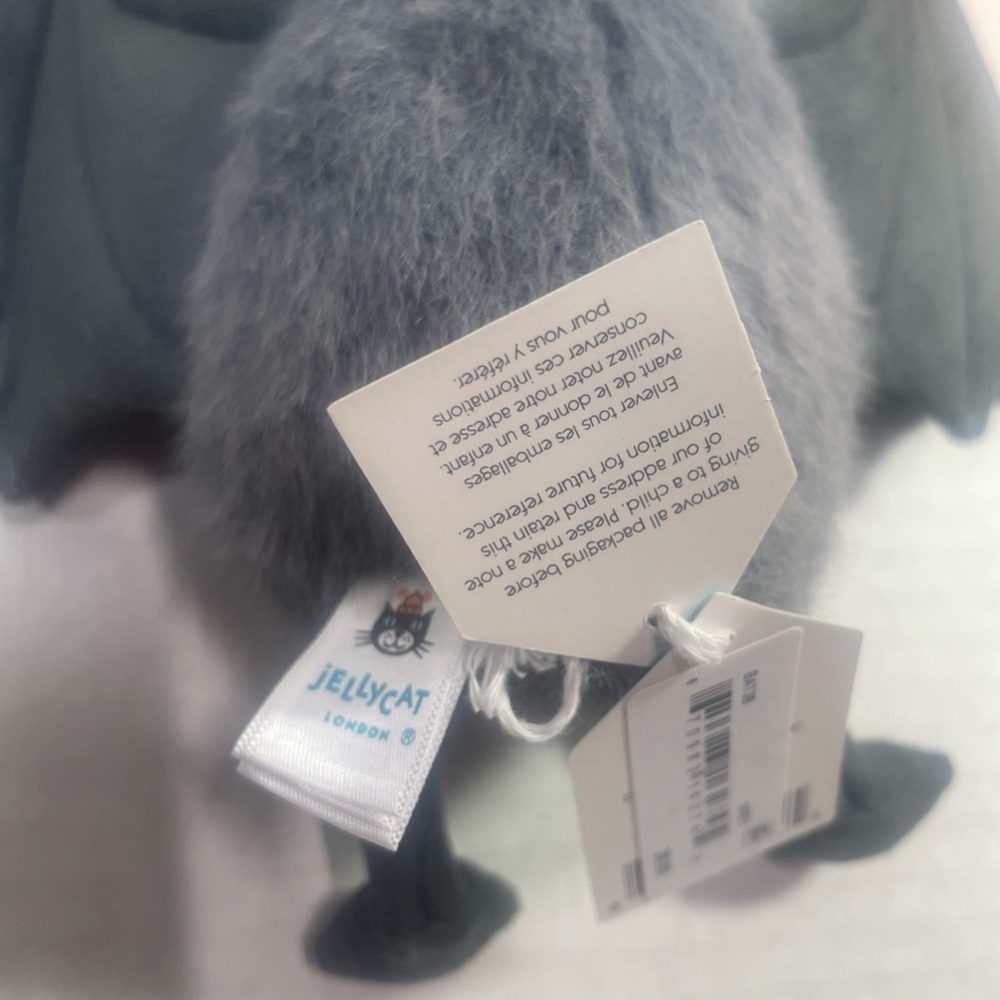 BNWT JELLYCAT BROOX BAT ADORABLE AUTH DIGITAL REC - Picture 8 of 9